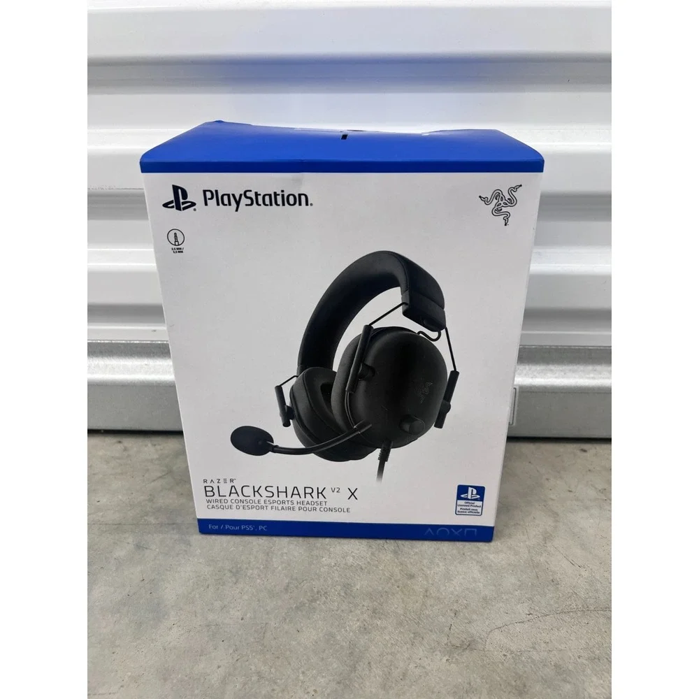 Razer BlackShark V2 X Gaming Headset Black Wired 50mm Drivers for PC, PS4, PS5